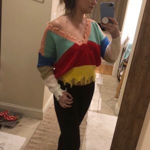 Multicolored sweater